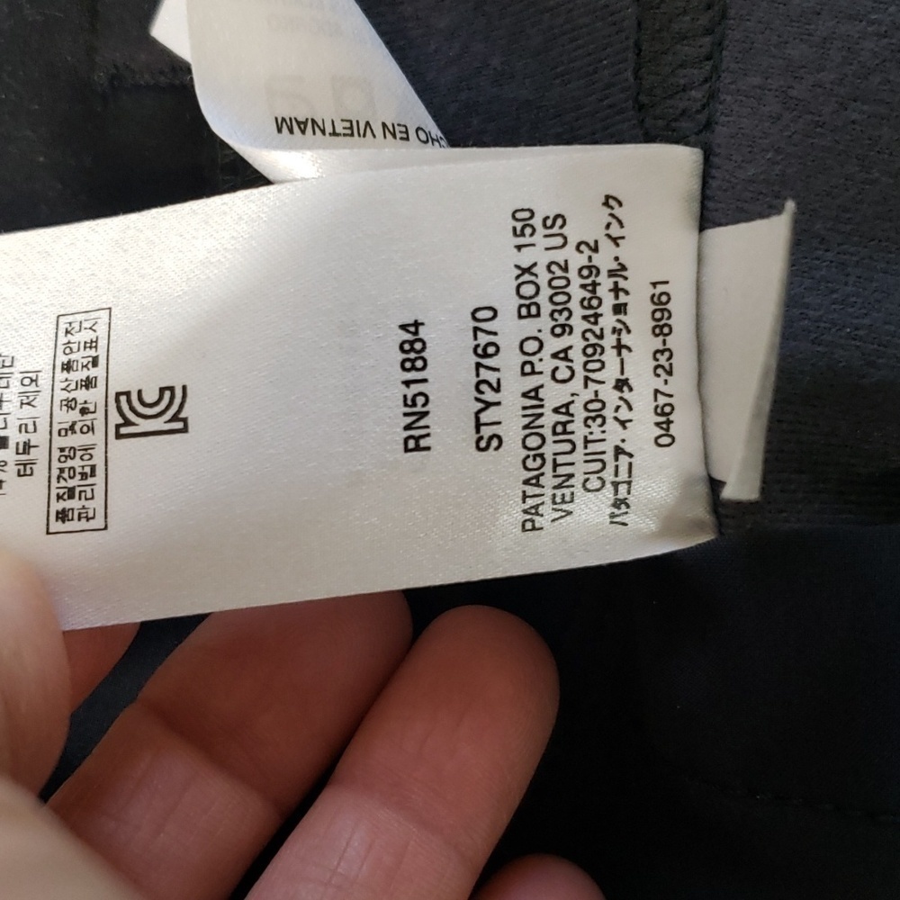 Patagonia Rand Construction black jacket Size Small - Picture 11 of 11